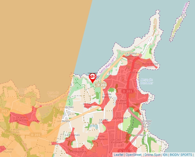 Carte Géoportail pour les drones de loisir