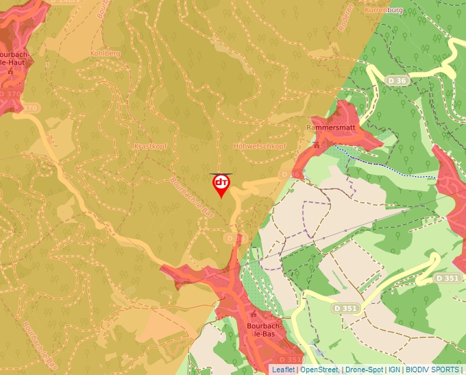 Carte Géoportail pour les drones de loisir