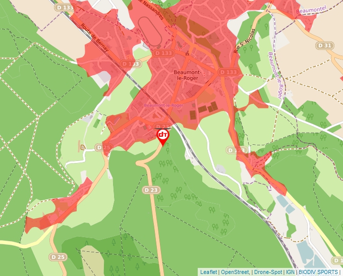 Carte Géoportail pour les drones de loisir