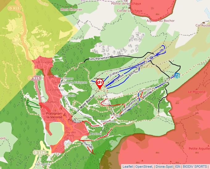 Carte Géoportail pour les drones de loisir