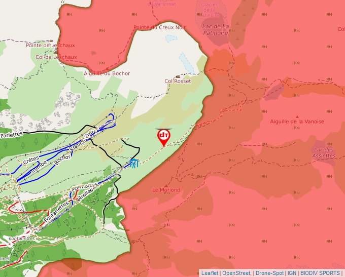 Carte Géoportail pour les drones de loisir