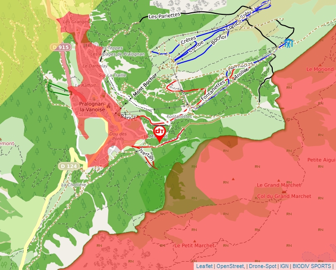 Carte Géoportail pour les drones de loisir