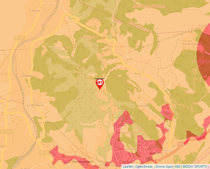 Carte Géoportail pour les drones de loisir