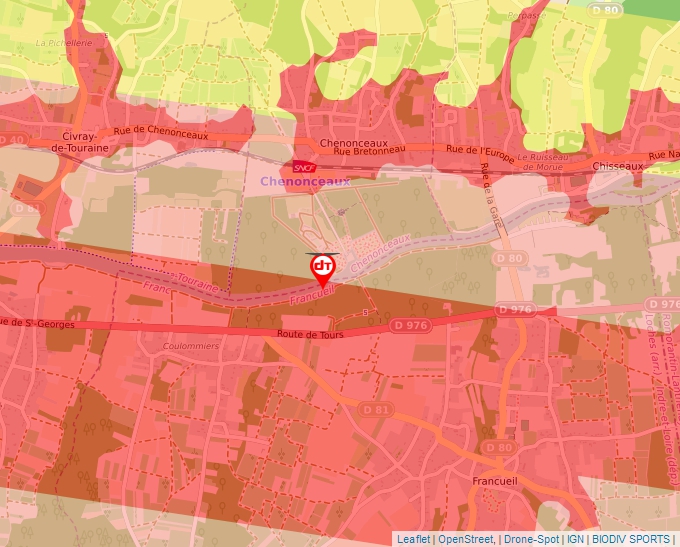 Carte Géoportail pour les drones de loisir