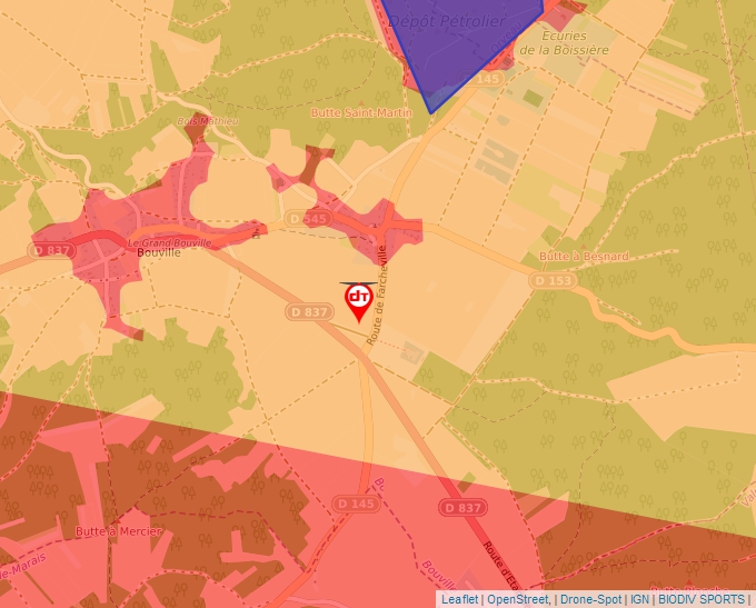 Carte Géoportail pour les drones de loisir