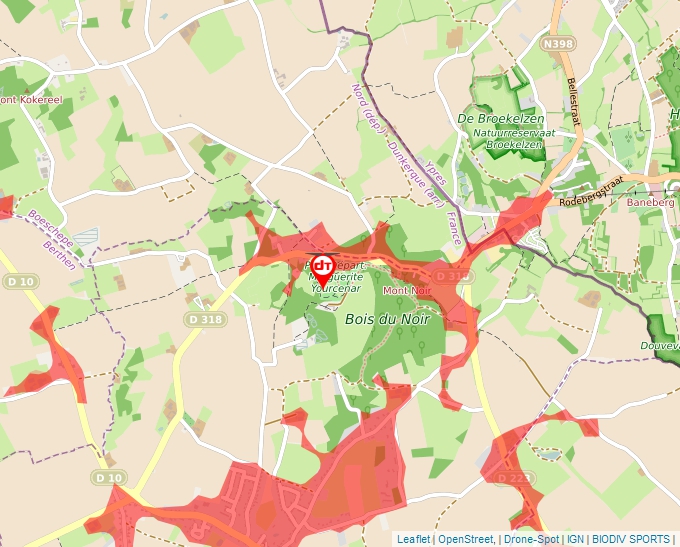 Carte Géoportail pour les drones de loisir