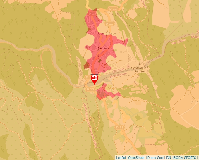 Carte Géoportail pour les drones de loisir