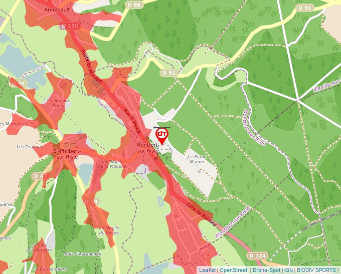 Carte Géoportail pour les drones de loisir