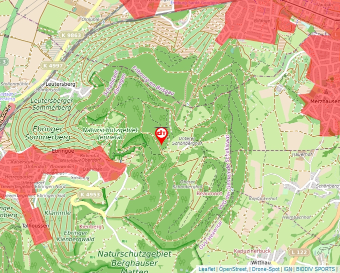 Carte Géoportail pour les drones de loisir