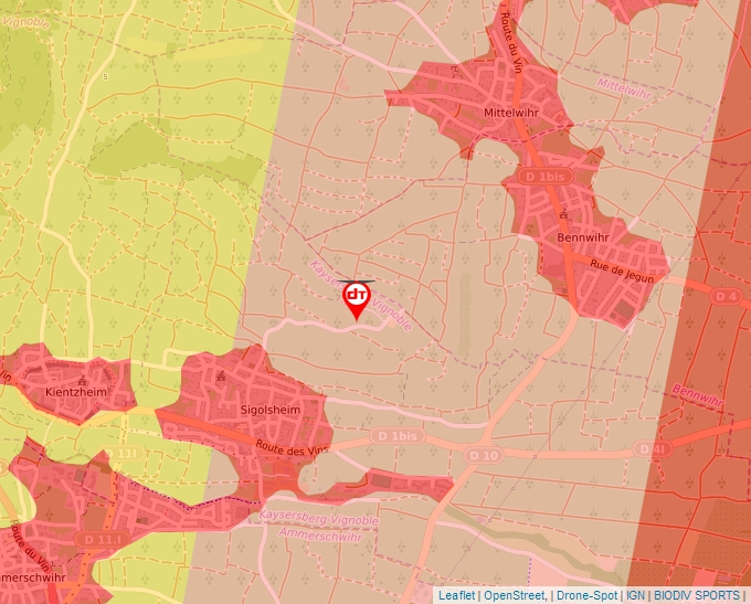 Carte Géoportail pour les drones de loisir