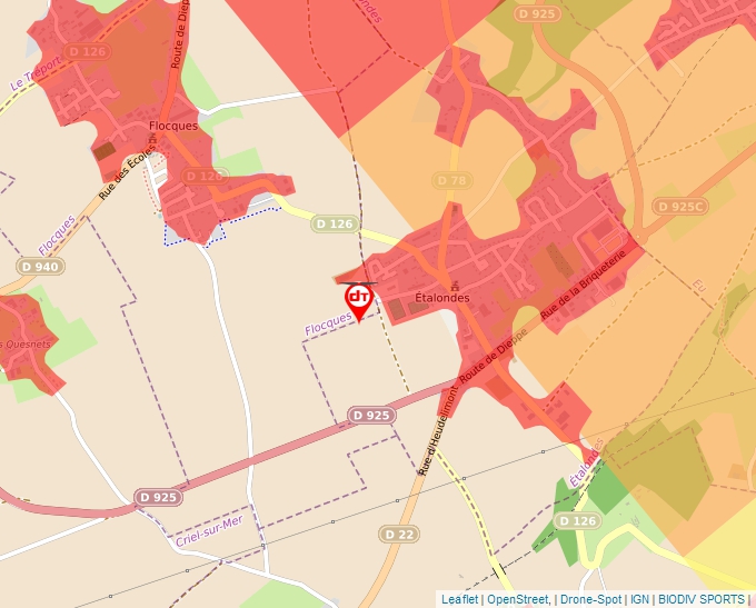 Carte Géoportail pour les drones de loisir