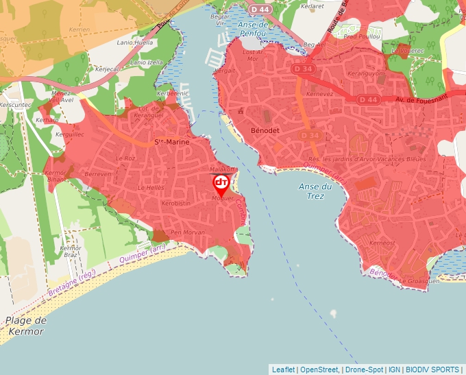 Carte Géoportail pour les drones de loisir