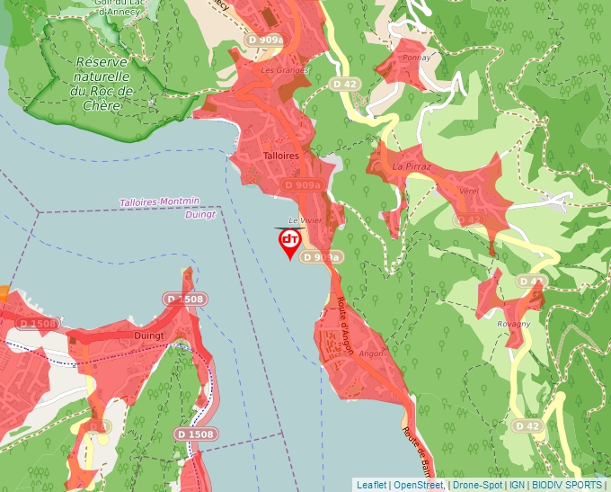 Carte Géoportail pour les drones de loisir