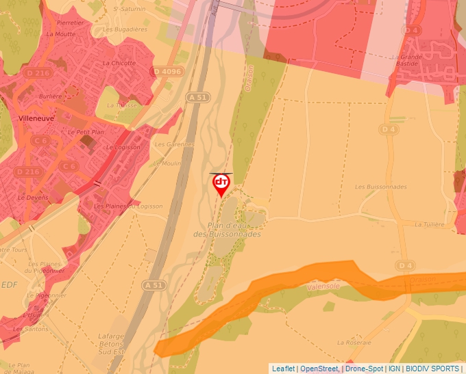 Carte Géoportail pour les drones de loisir