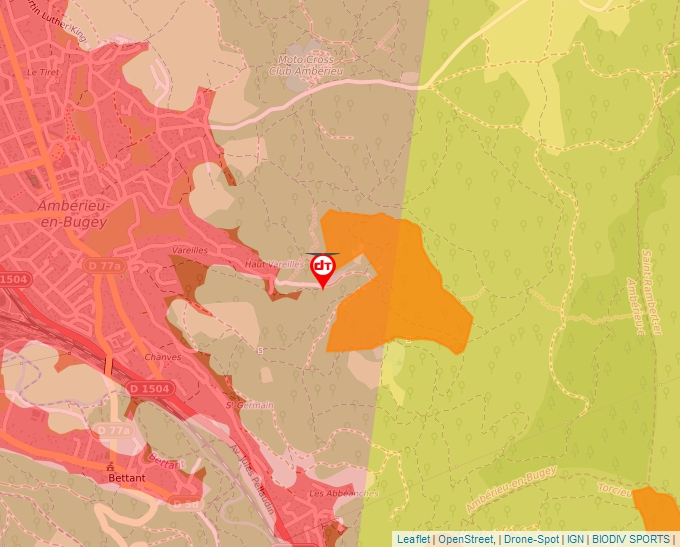 Carte Géoportail pour les drones de loisir