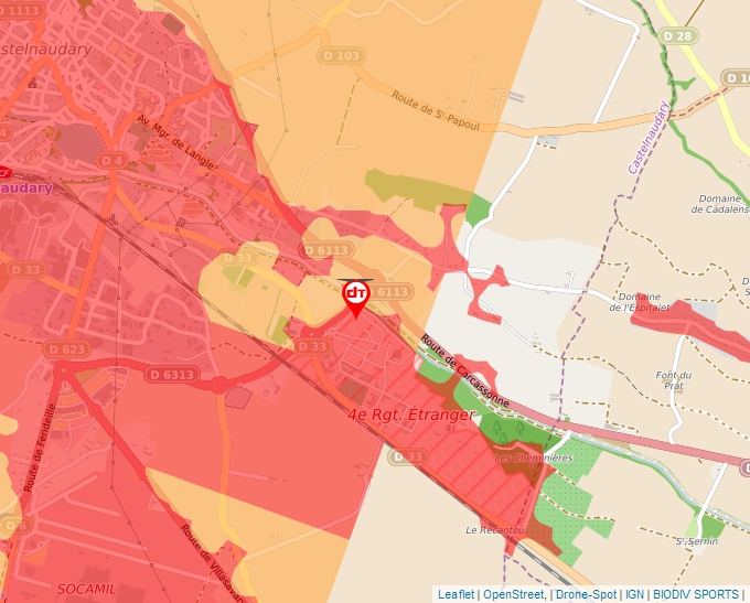 Carte Géoportail pour les drones de loisir