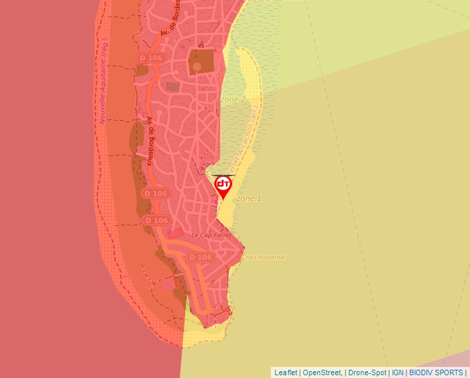 Carte Géoportail pour les drones de loisir