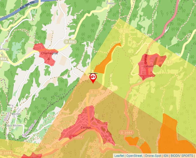 Carte Géoportail pour les drones de loisir