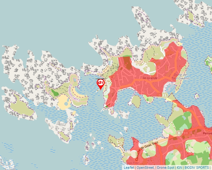 Carte Géoportail pour les drones de loisir