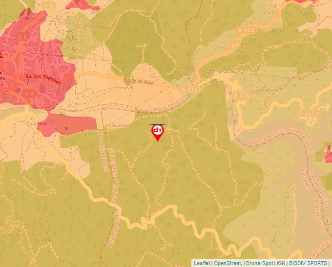 Carte Géoportail pour les drones de loisir