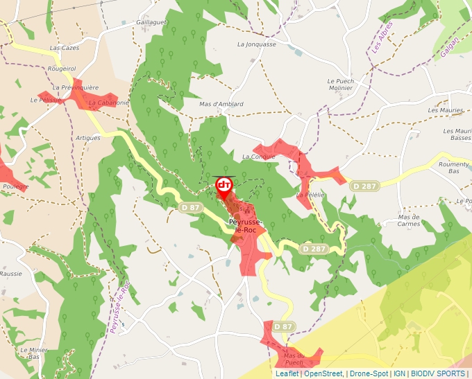 Carte Géoportail pour les drones de loisir