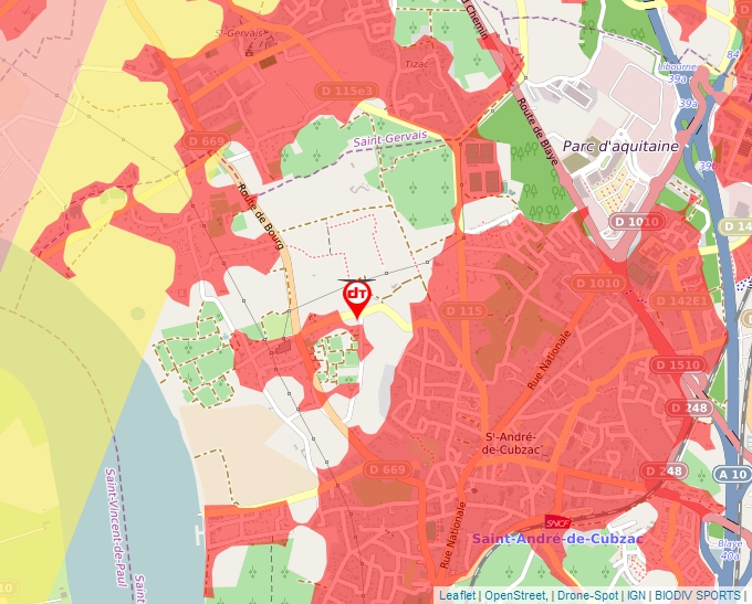 Carte Géoportail pour les drones de loisir