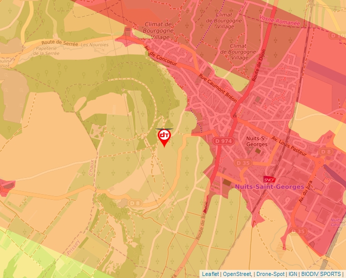 Carte Géoportail pour les drones de loisir