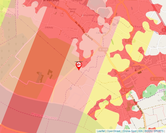 Carte Géoportail pour les drones de loisir