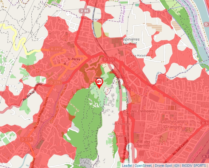 Carte Géoportail pour les drones de loisir