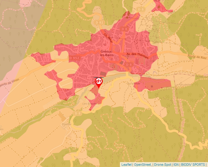 Carte Géoportail pour les drones de loisir