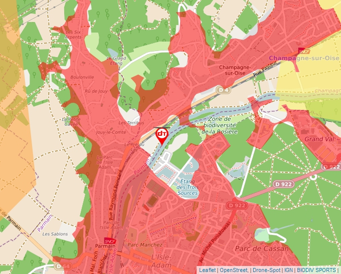 Carte Géoportail pour les drones de loisir