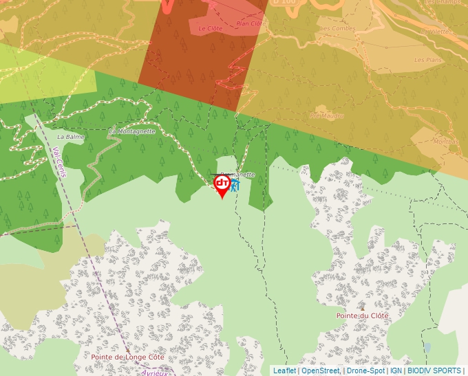 Carte Géoportail pour les drones de loisir