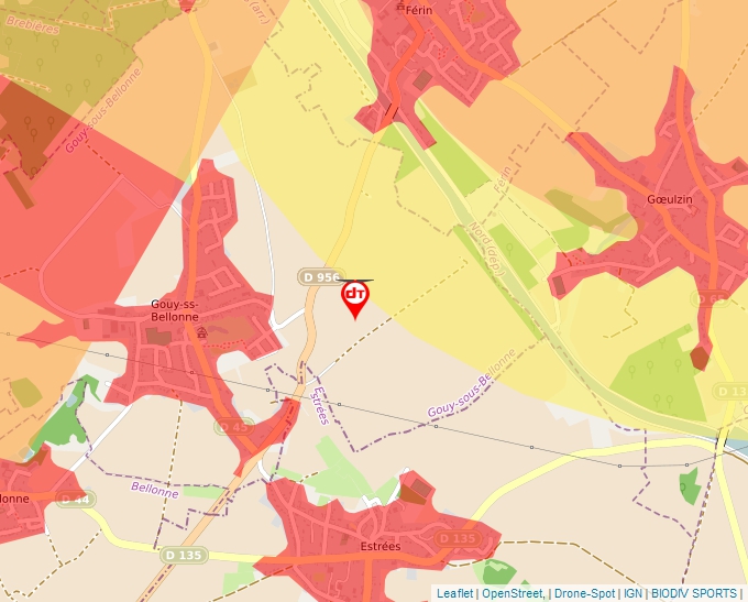 Carte Géoportail pour les drones de loisir