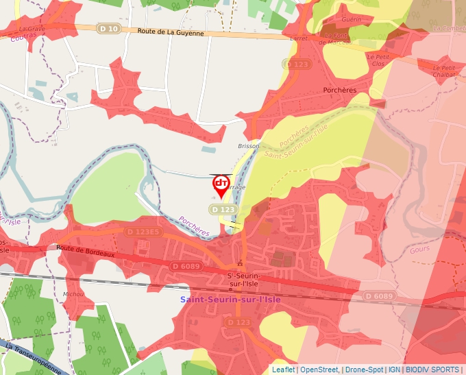 Carte Géoportail pour les drones de loisir