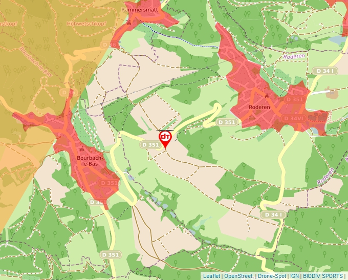 Carte Géoportail pour les drones de loisir