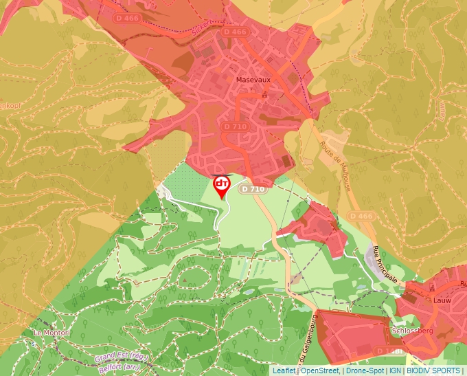 Carte Géoportail pour les drones de loisir