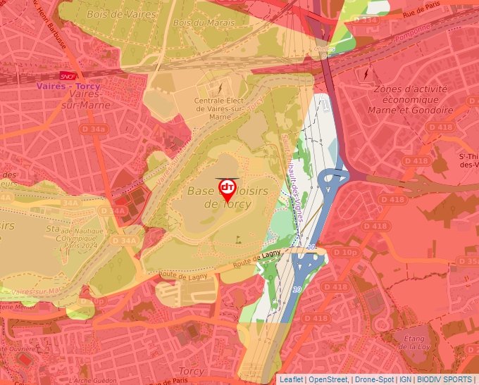 Carte Géoportail pour les drones de loisir