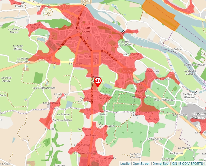 Carte Géoportail pour les drones de loisir