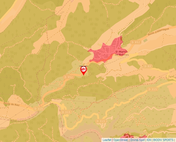 Carte Géoportail pour les drones de loisir