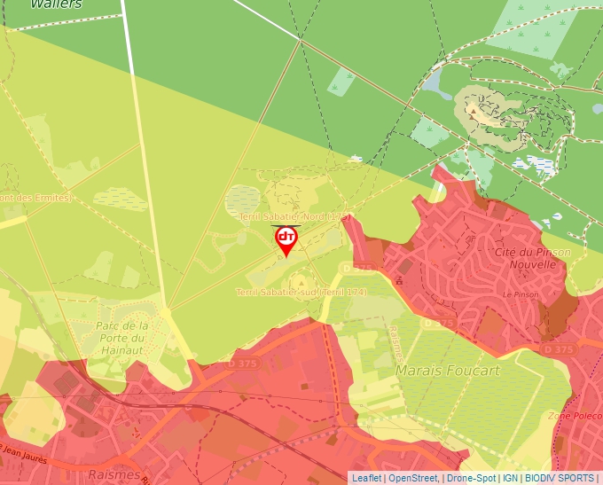 Carte Géoportail pour les drones de loisir