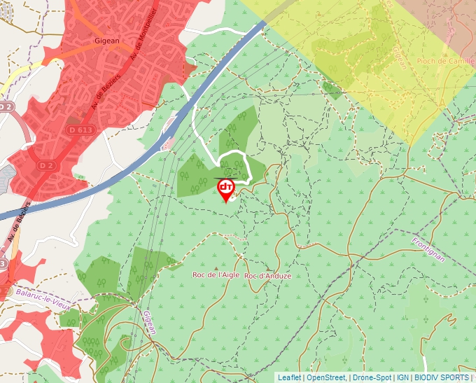 Carte Géoportail pour les drones de loisir