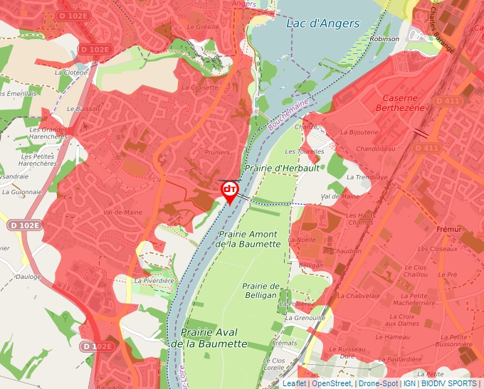 Carte Géoportail pour les drones de loisir