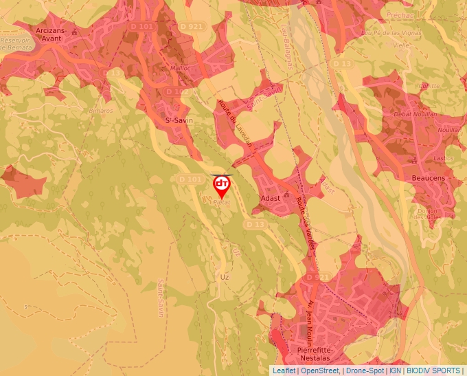 Carte Géoportail pour les drones de loisir