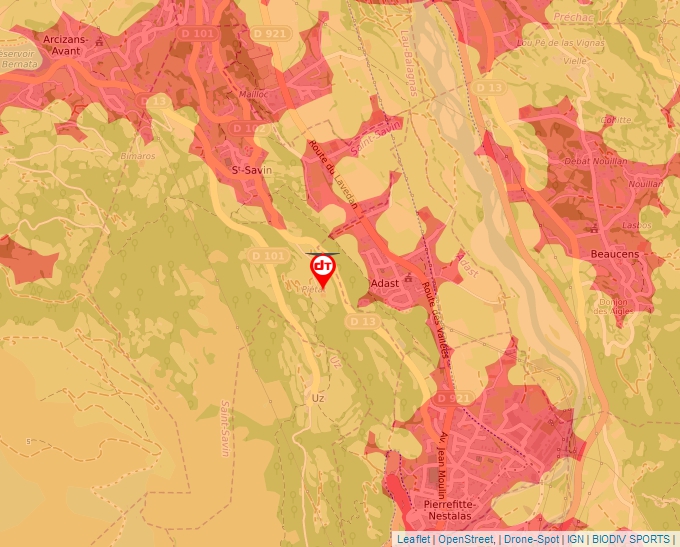 Carte Géoportail pour les drones de loisir