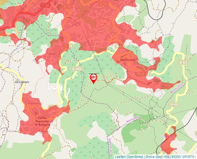 Carte Géoportail pour les drones de loisir