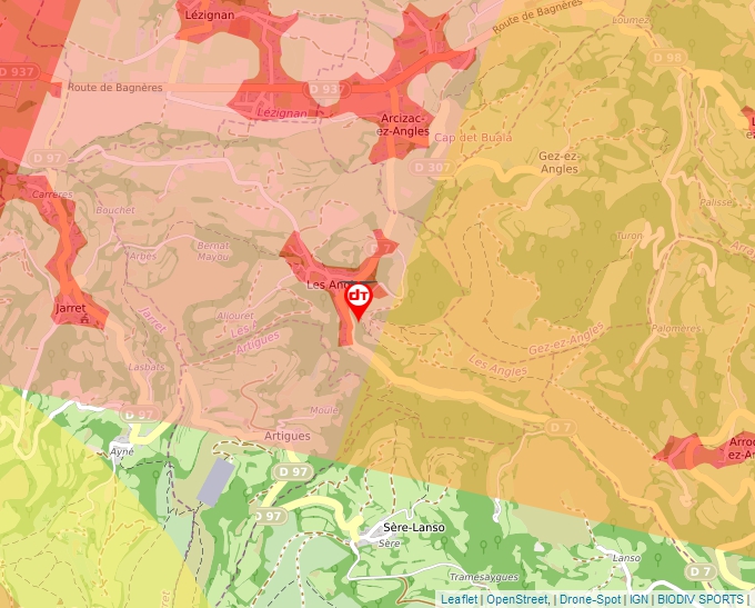 Carte Géoportail pour les drones de loisir