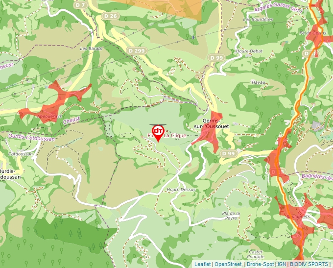 Carte Géoportail pour les drones de loisir