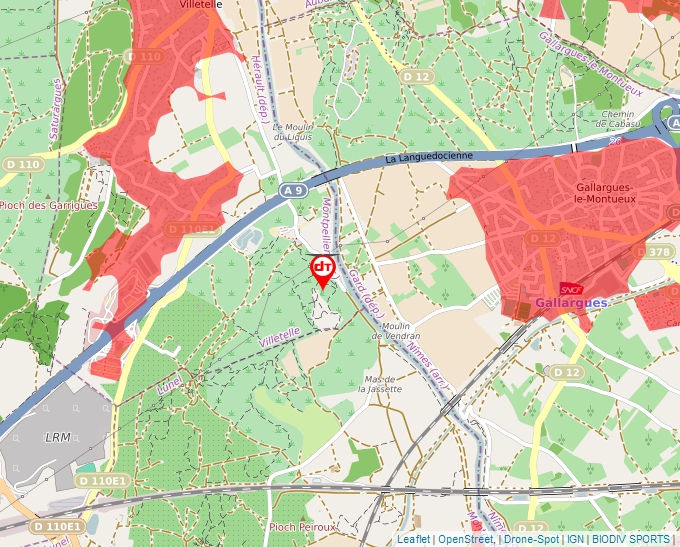 Carte Géoportail pour les drones de loisir