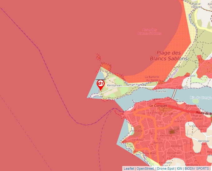 Carte Géoportail pour les drones de loisir