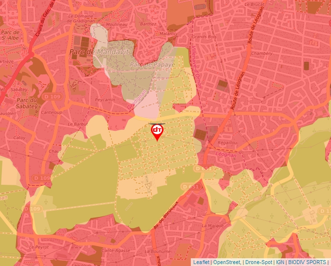 Carte Géoportail pour les drones de loisir